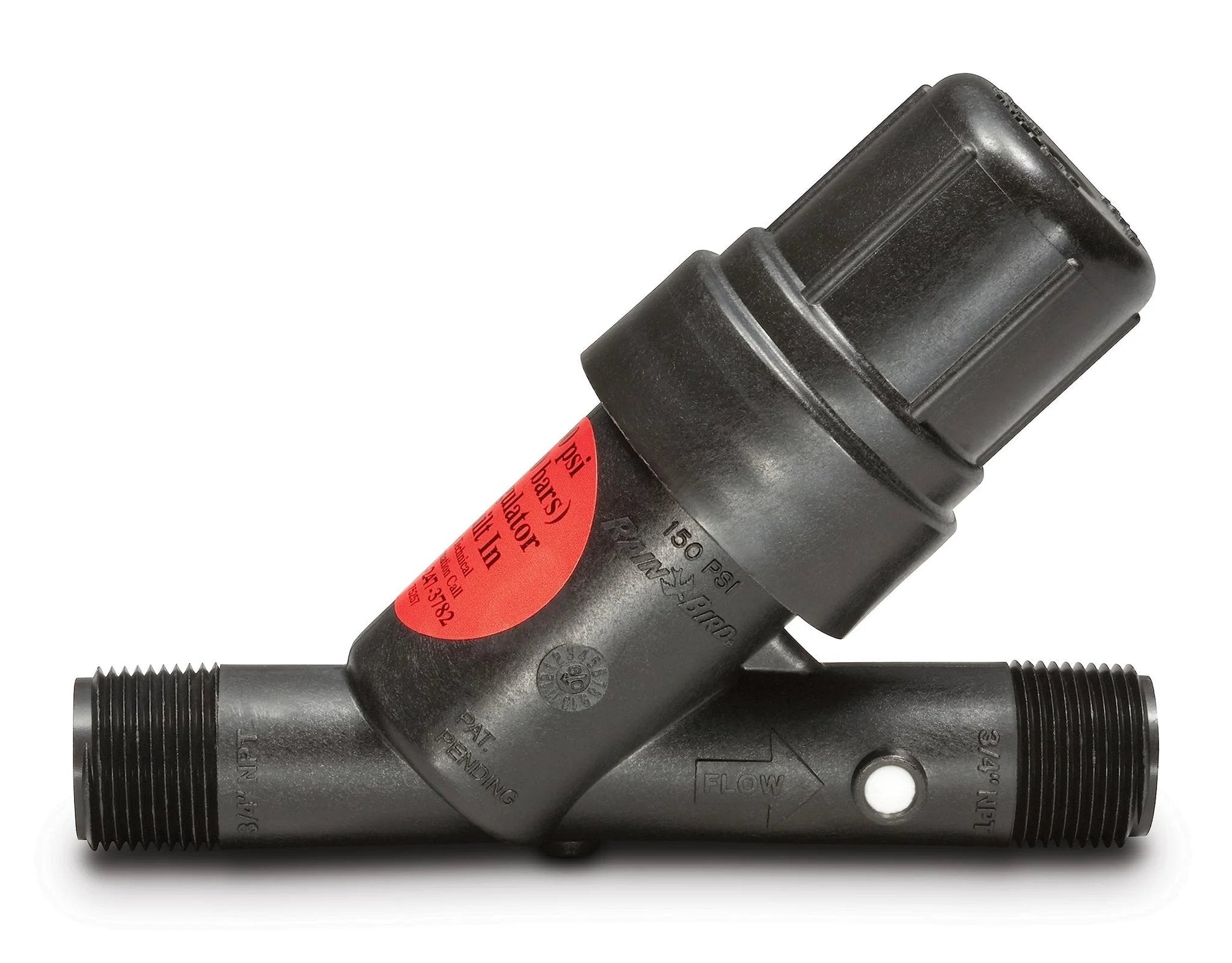 Inline Drip Irrigation Y Filter With 30 Psi Pressure Regulator And Stainless Steel 200 Mesh Filter For Downstream Protection And Fewer Parts Three Quarter Inch Male Pipe Thread Rain Bird