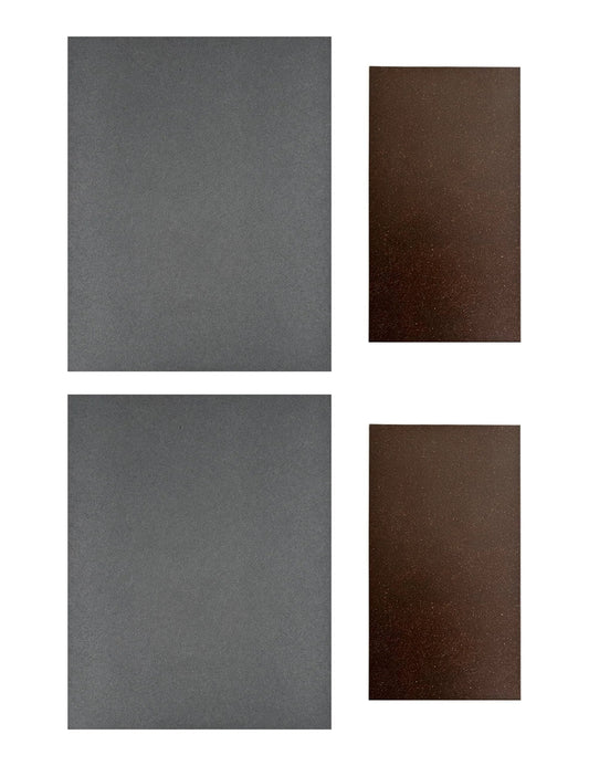 Gasket Material Cork Rubber Paper Sheets Set For Gasoline Diesel Engines Non Asbestos DIY Small Engine Sealing Pack With 4 Sheets.