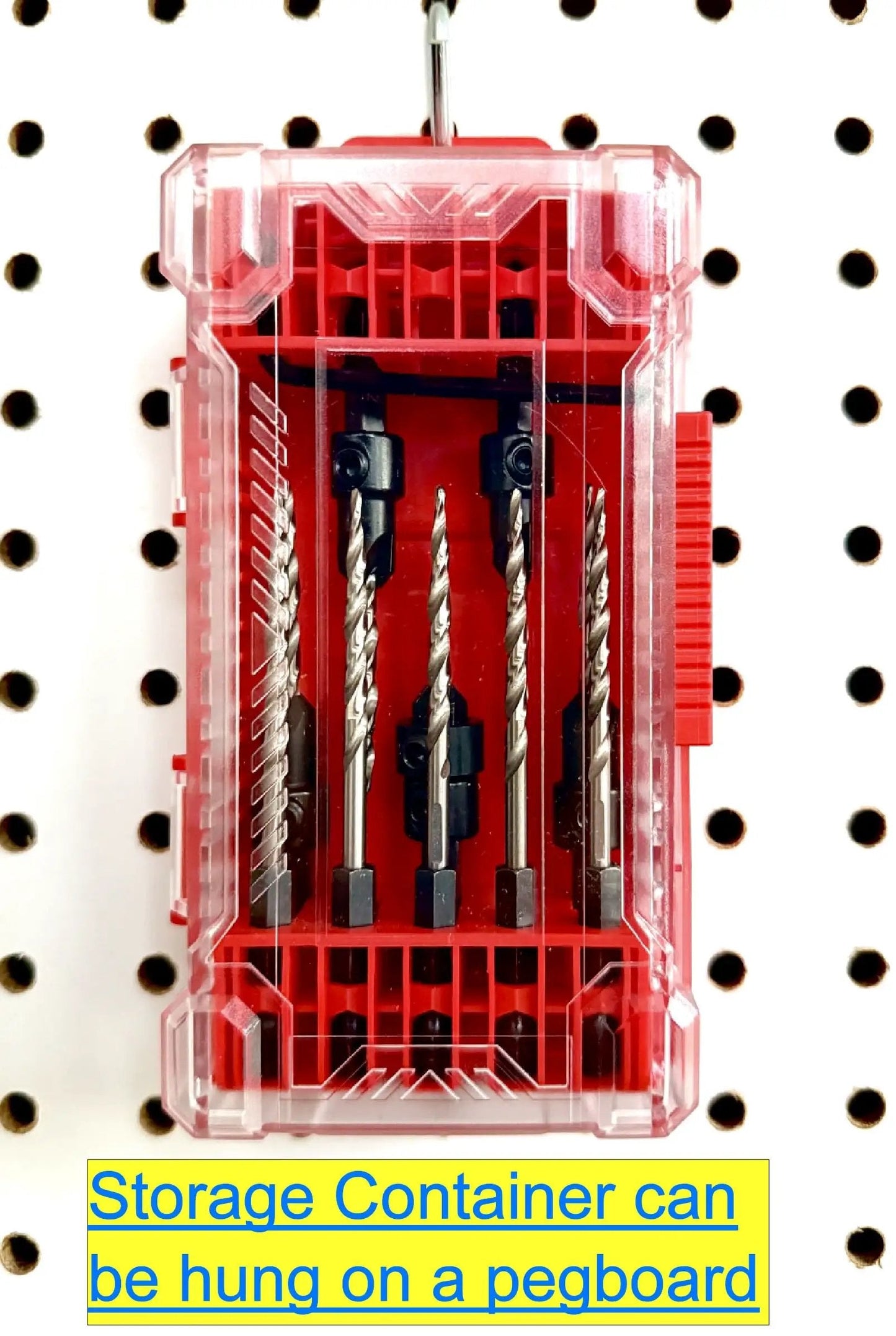 Woodworking Five Piece Depth Adjustable Countersink Drill Bit Set With Replacement Tapered Bits In A Tough Storage Case