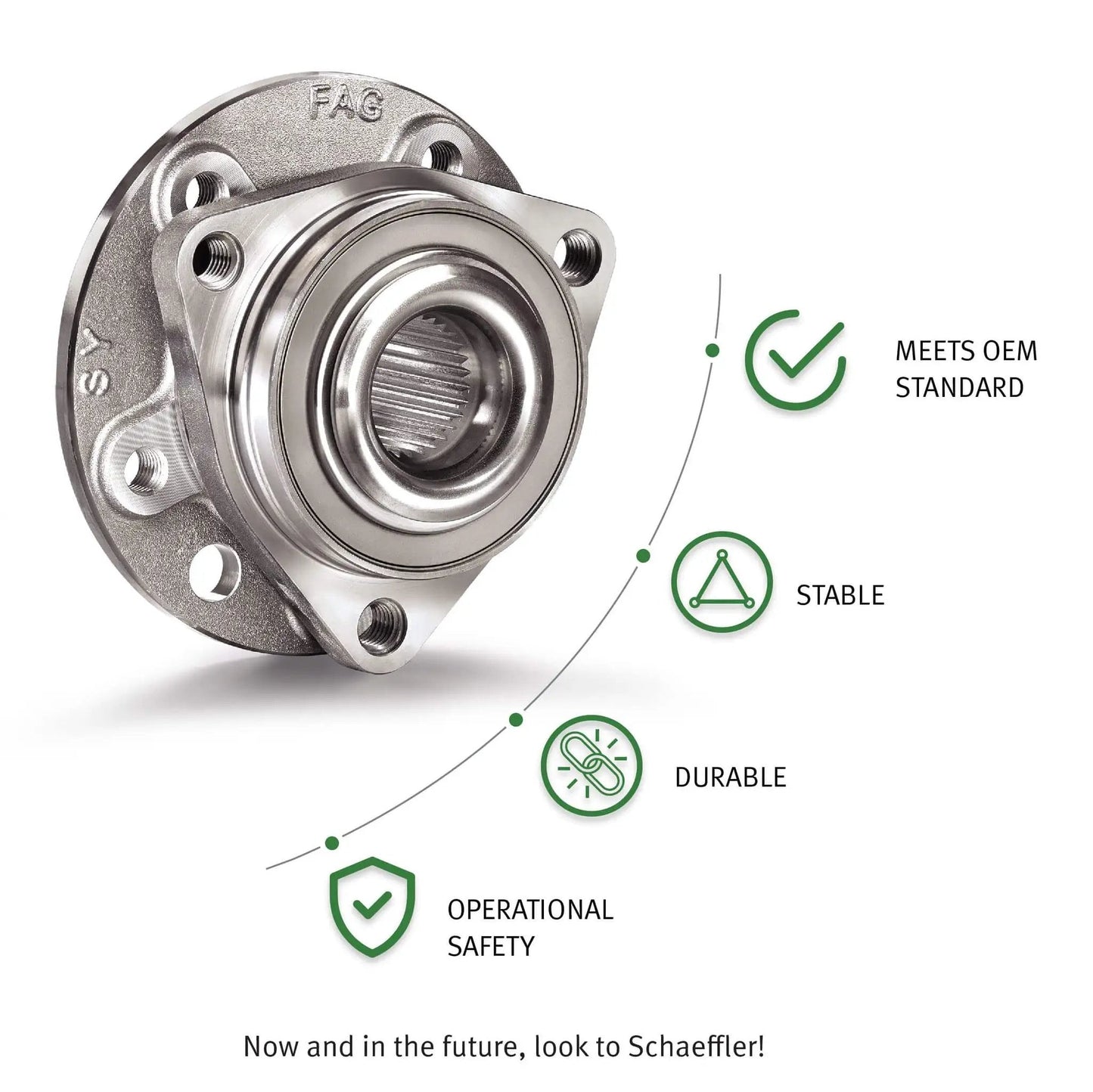 Single 102026 Hub Assembly Wheel Bearing Generation 3, sealed pre-greased unit with safety features for Buick Century, LeSabre, Lucerne, Chevrolet Impala, Pontiac Grand Prix models