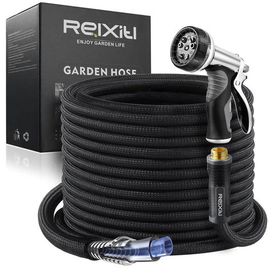 Ultra Lightweight Non Expanding Garden Hose With 10 Function Sprayer Leak Proof And Burst Resistant for Yard and Outdoor Watering