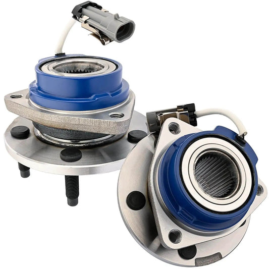 Pair Front or Rear Wheel Bearing Hub Assembly for Chevy Impala Monte Carlo Venture Cadillac DTS DeVille Seville Buick visible