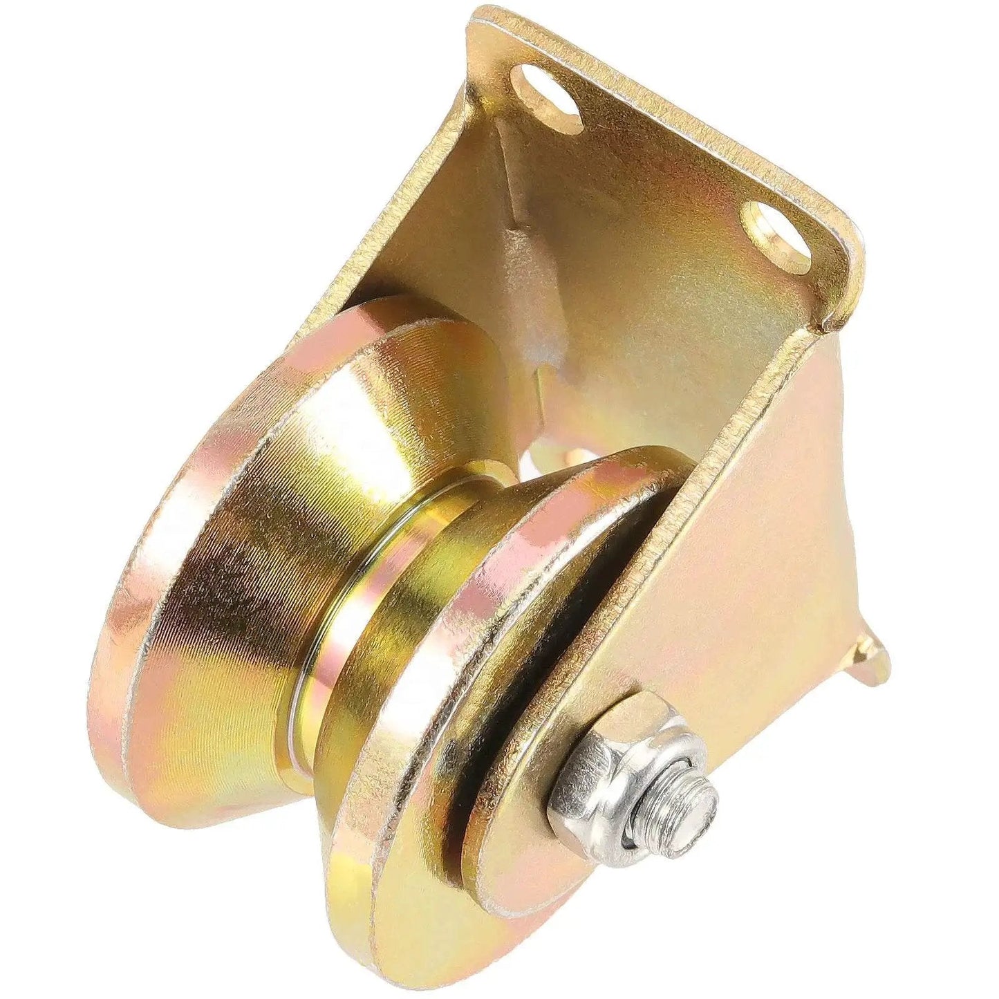 8 Pack 2 Inch V Groove Wheel Set For Sliding Gates And Industrial Track Rails Heavy Duty Rigid Caster Wheels with bracket