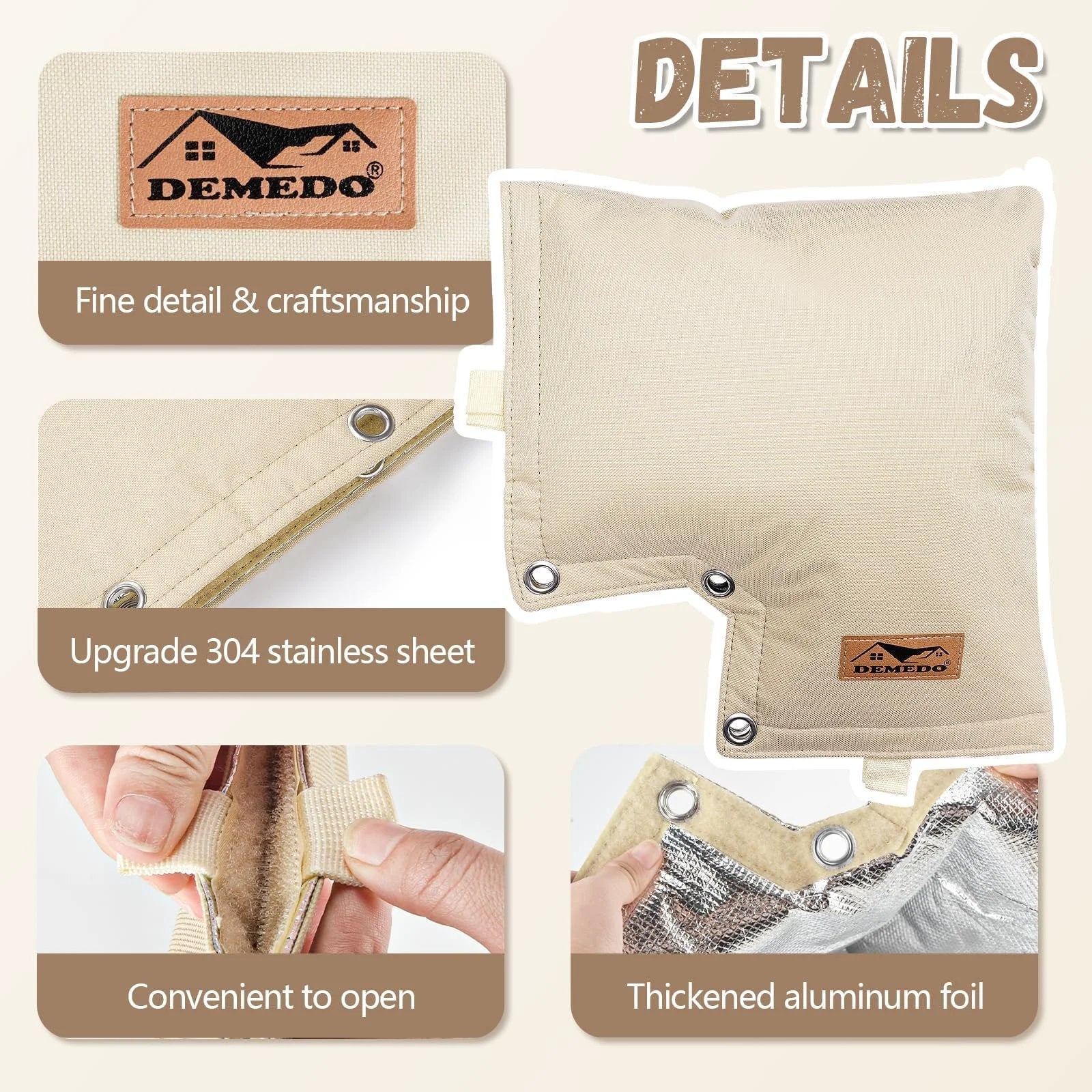 Backflow Preventer Cover For Pressure Vacuum Breaker Insulated Outdoor Irrigation Valve Cover For Winter Weather Beige Durable Shield