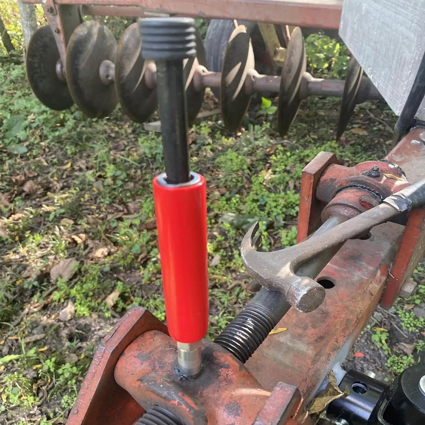 Grease Fitting Cleaning Tool For Zerks And Joints Easy Flush Of Dried Grease With Hydraulic Pressure And Penetrating Oil Pro Grade Zerk Cleaner For Pins Shafts Bushings Bearings And Maintenance To Restore Performance Cut Downtime And Extend Equipment Life installed on machinery