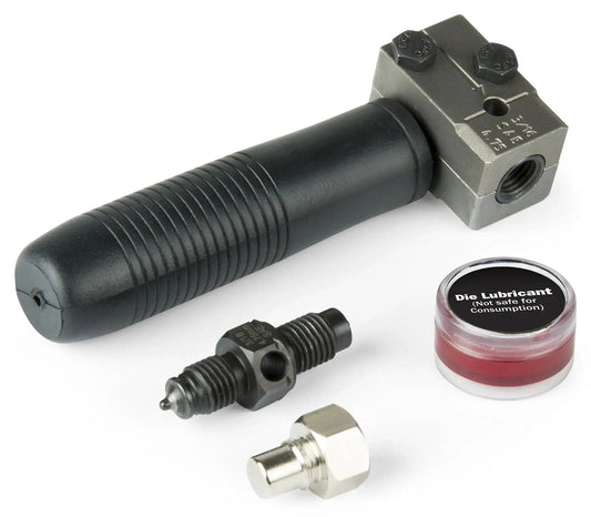 3/16 Inch SAE Inverted 45 Degree Double Flaring Tool For Tubing with removable handle and accessories