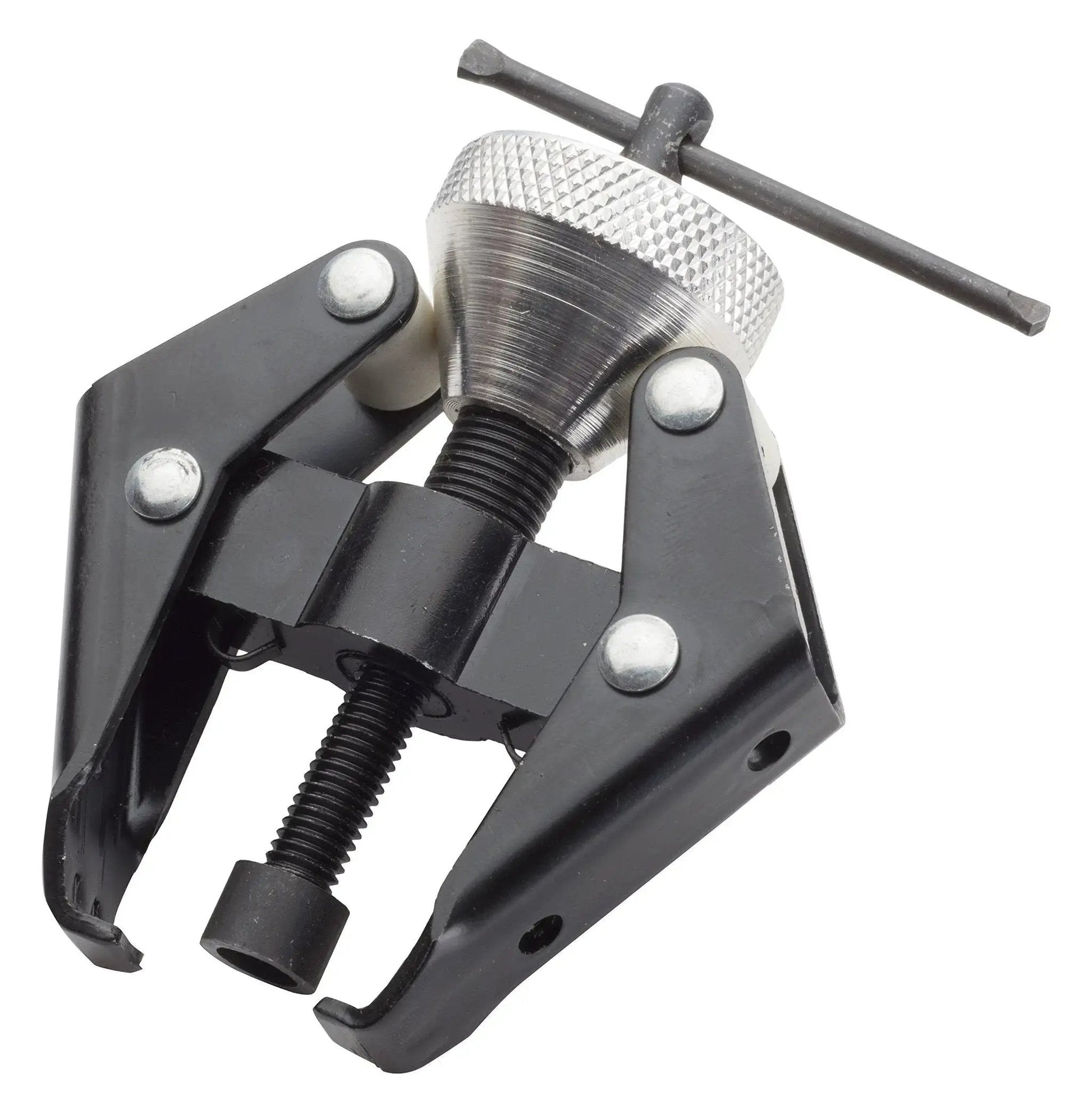 Battery Terminal Puller And Wiper Arm Puller Remover Tool Heavy Duty Steel with grip handle and threaded clamp visible