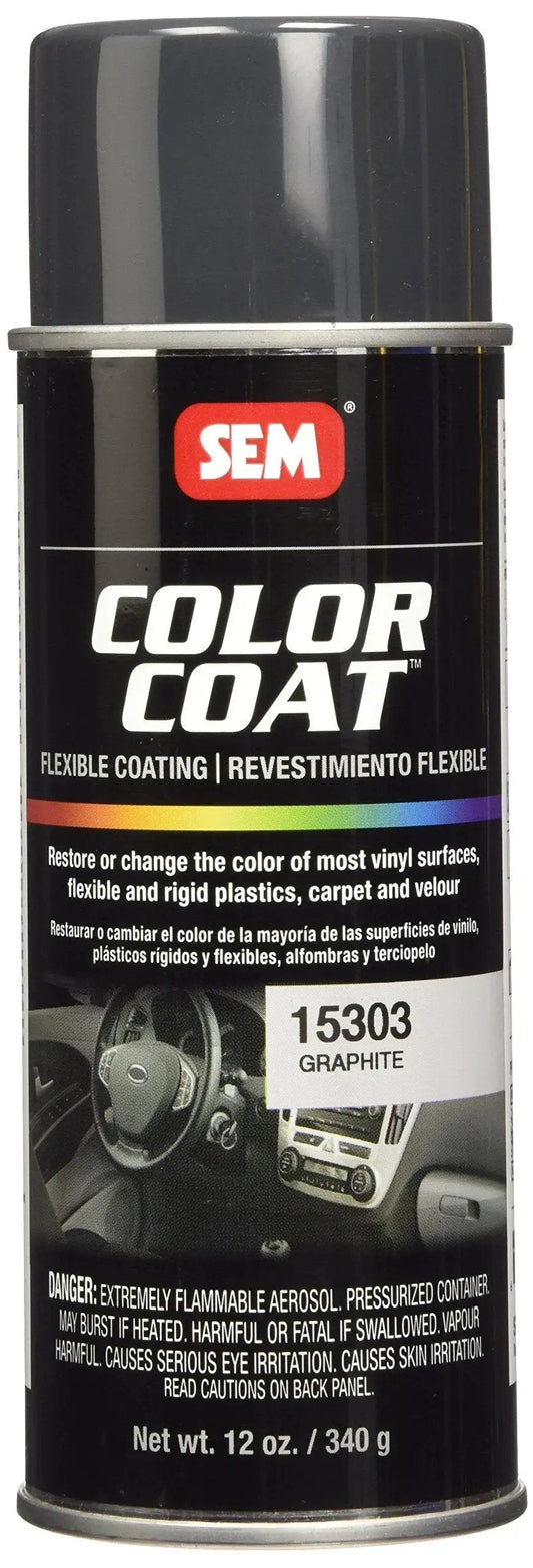 Graphite Color Coat For Automotive Finishes 12 Fl Oz High Gloss Durable Shine spray can front view