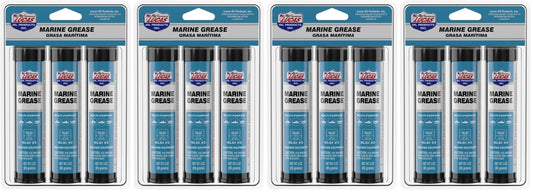 Marine Grease 3 Ounce Tubes Combo Pack For Salt Water And Fresh Water Protection With Long Lasting Water Resistance Extreme Friction Reduction 550 Degree Drop Point Three Tubes Total From Lucas Oil in packaging