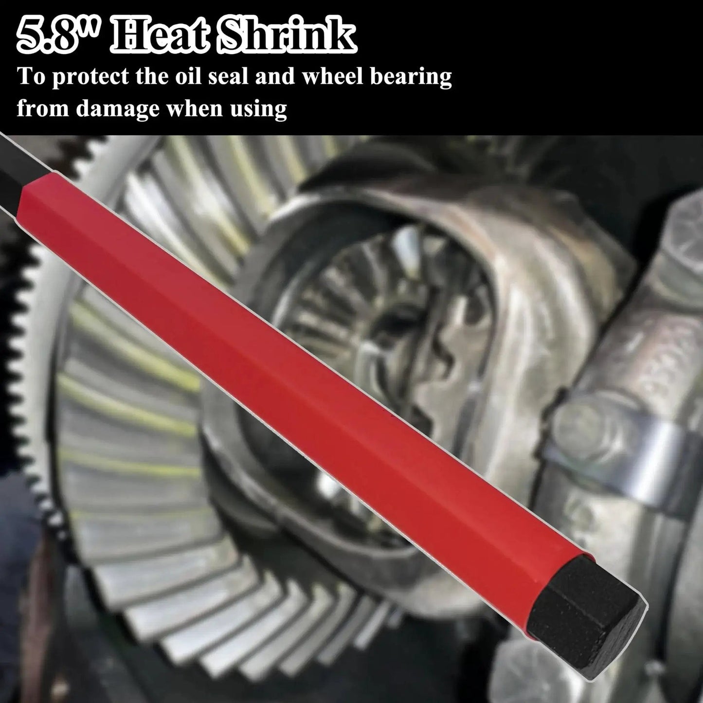 Differential Bearing Preload Wrench Replacement For Chrysler And Dodge Vehicles in axle housing with 5.8-inch heat shrink