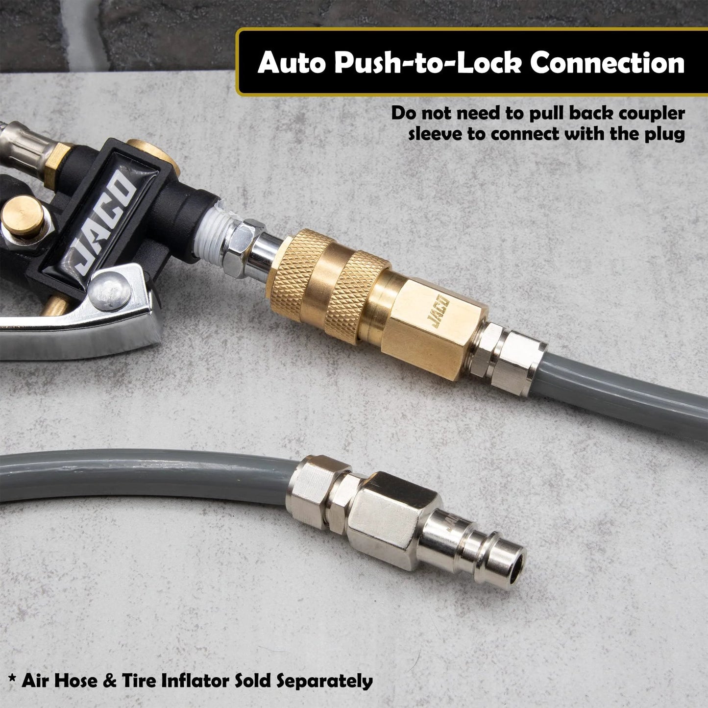 High Flow Quick Connect Air Hose Fittings Set Of Twelve With One Quarter Inch NPT Type V Plug And Coupler Kit For Air Compressors And Tools Brass Couplers And Alloy Plugs Durable Pneumatic Quick Disconnect