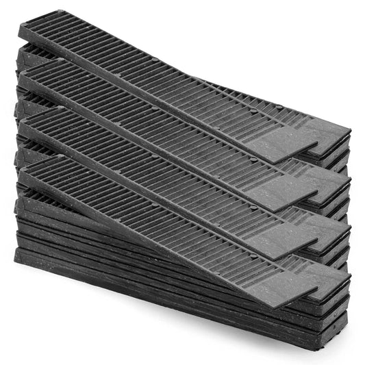 Stack of 24 Pack Hard Composite Shims For Home Improvement And Leveling Never Rot Stackable Shims For Indoor And Outdoor Use