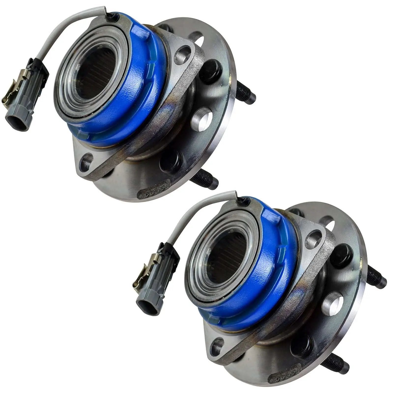 Front Left and Right Wheel Bearing and Hub Assembly Pair for Buick LeSabre Riviera Century Park Avenue With ABS, 1992-1999 models
