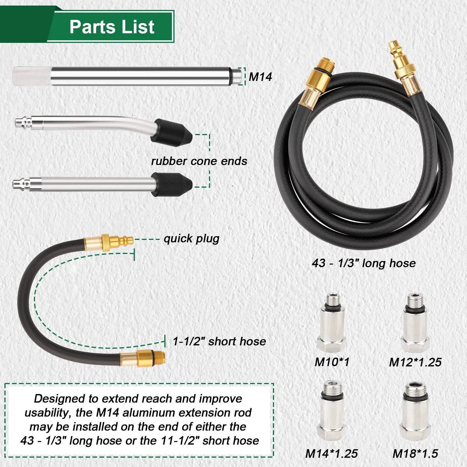 All In One Cylinder Leak Down Tester Kit For Auto Engines With Extension Rod Dual Gauge Gives Clear Pressure And Leakage Rate Readouts From 0 To 100 Psi And 0 To 100 Percent For Cars And Motorcycles Marvelity parts list