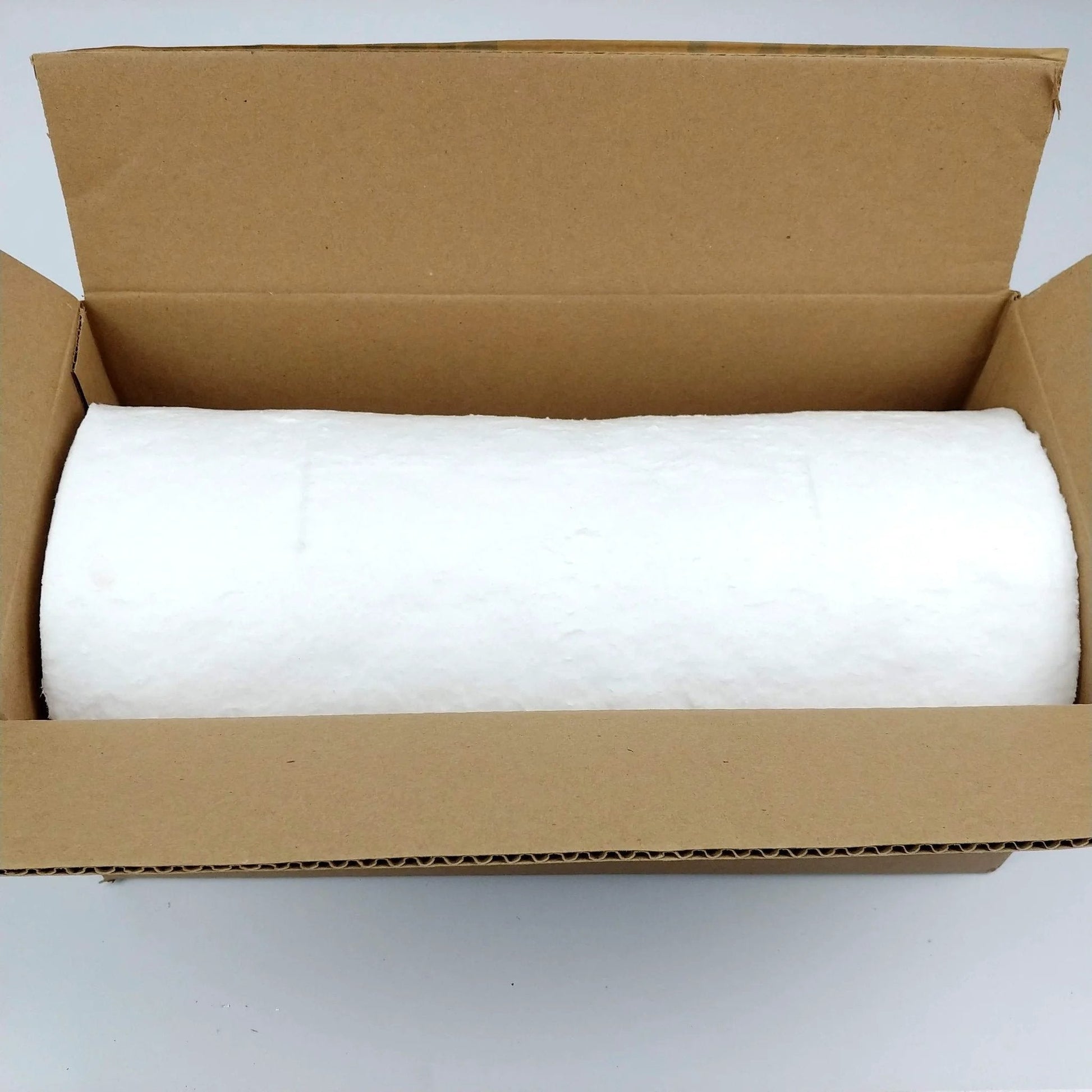 Ceramic Fiber Insulation Blanket 1 Inch Thick 16 Inch By 48 Inch Heavy Duty 2400F Fireproof High Temperature Insulation in box
