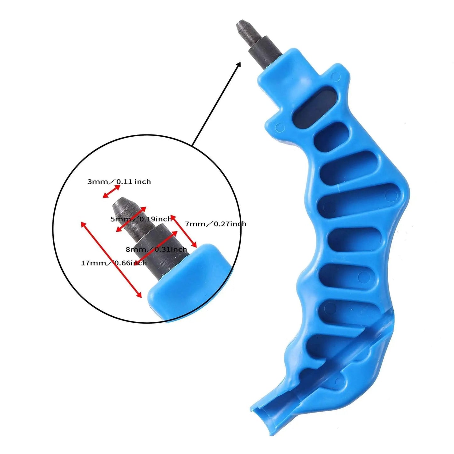 2 In 1 Drip Irrigation Tubing Hole Punch Tool Set For Easier One Quarter Inch Fitting And Emitter Insertion Pro Punch Tools