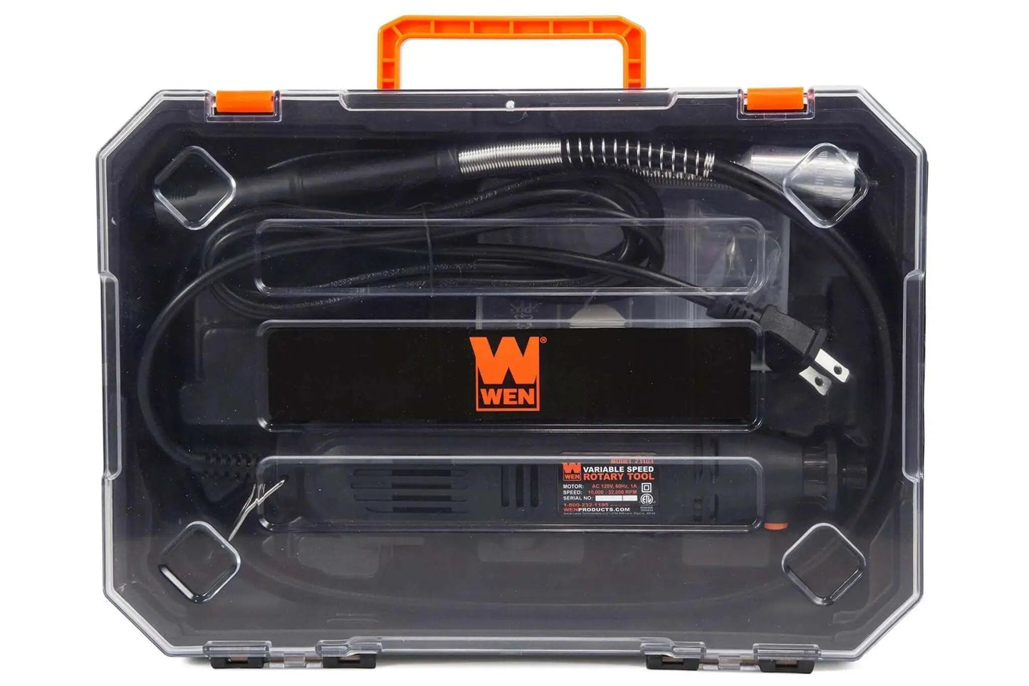 Versatile Variable Speed Rotary Tool Kit With 10,000 To 32,000 RPM, 100 Plus Accessories, Flex Shaft, And Sturdy Carrying Case