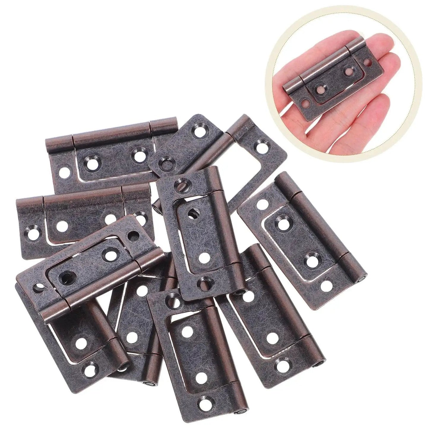 Heavy Duty Silent Bearing Cabinet Hinges Set For Kitchen Bedroom And RV Doors With Stainless Steel Construction Weatherproof Finish High Load Capacity Built To Last Smooth Quiet Operation Easy Alignment 10 Pieces By SOPOTUTU