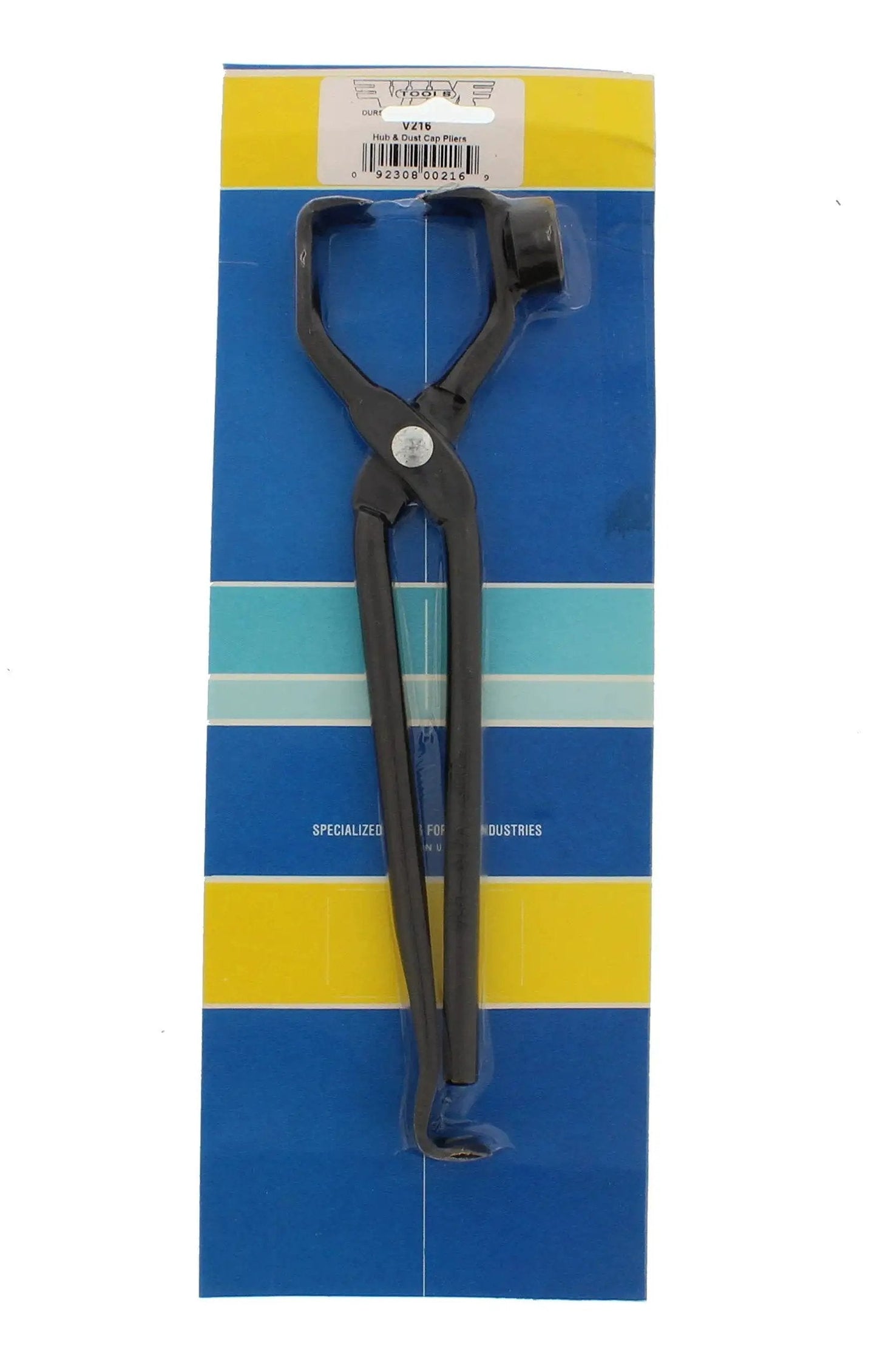 V216 Hub And Dust Cap Plier For Automotive And Equipment Maintenance, regular duty tool designed for safe removal of hub caps