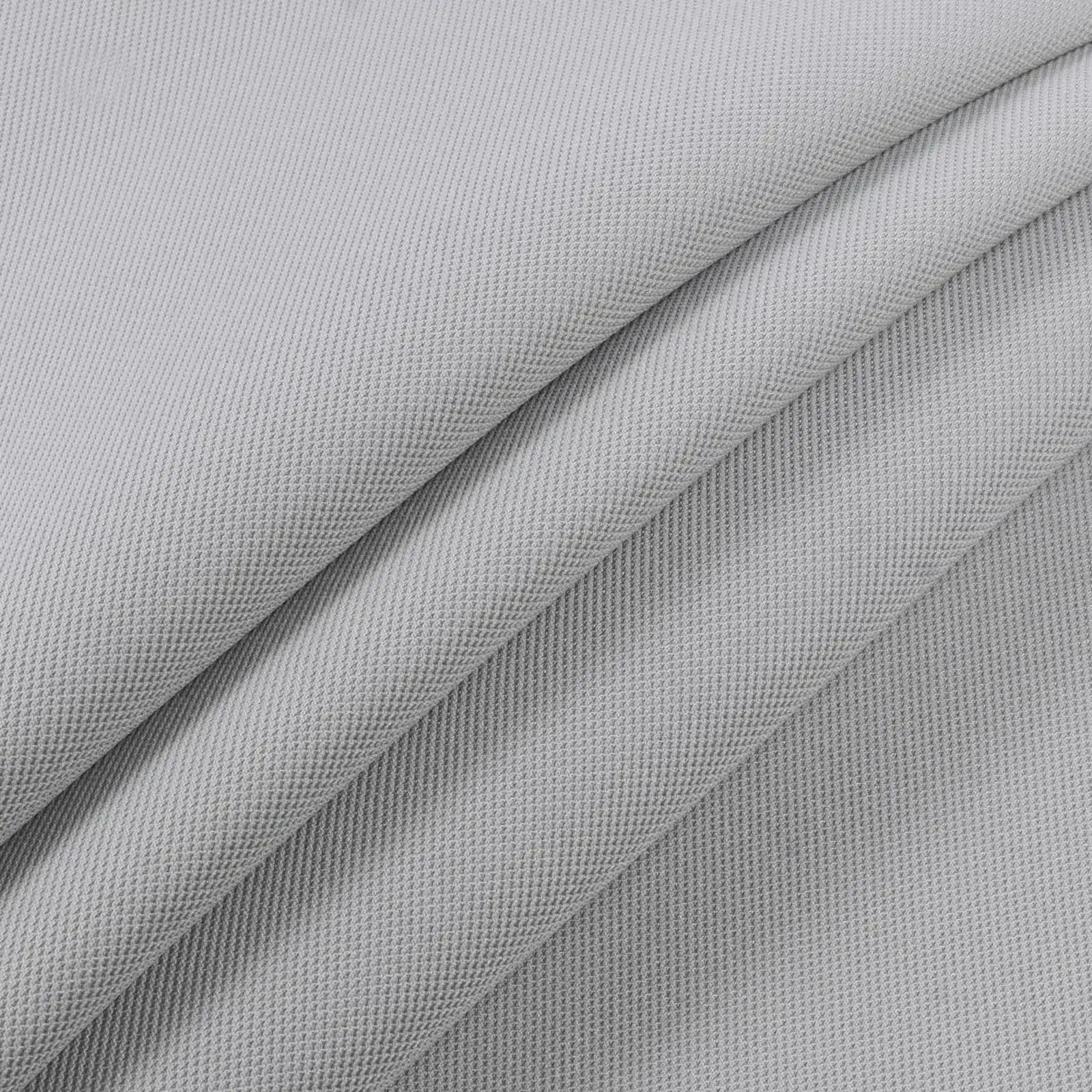 Light grey Mesh Headliner Fabric With Foam Backing For All Vehicles 60x40, showing folded layers, polyester surface with foam backing.