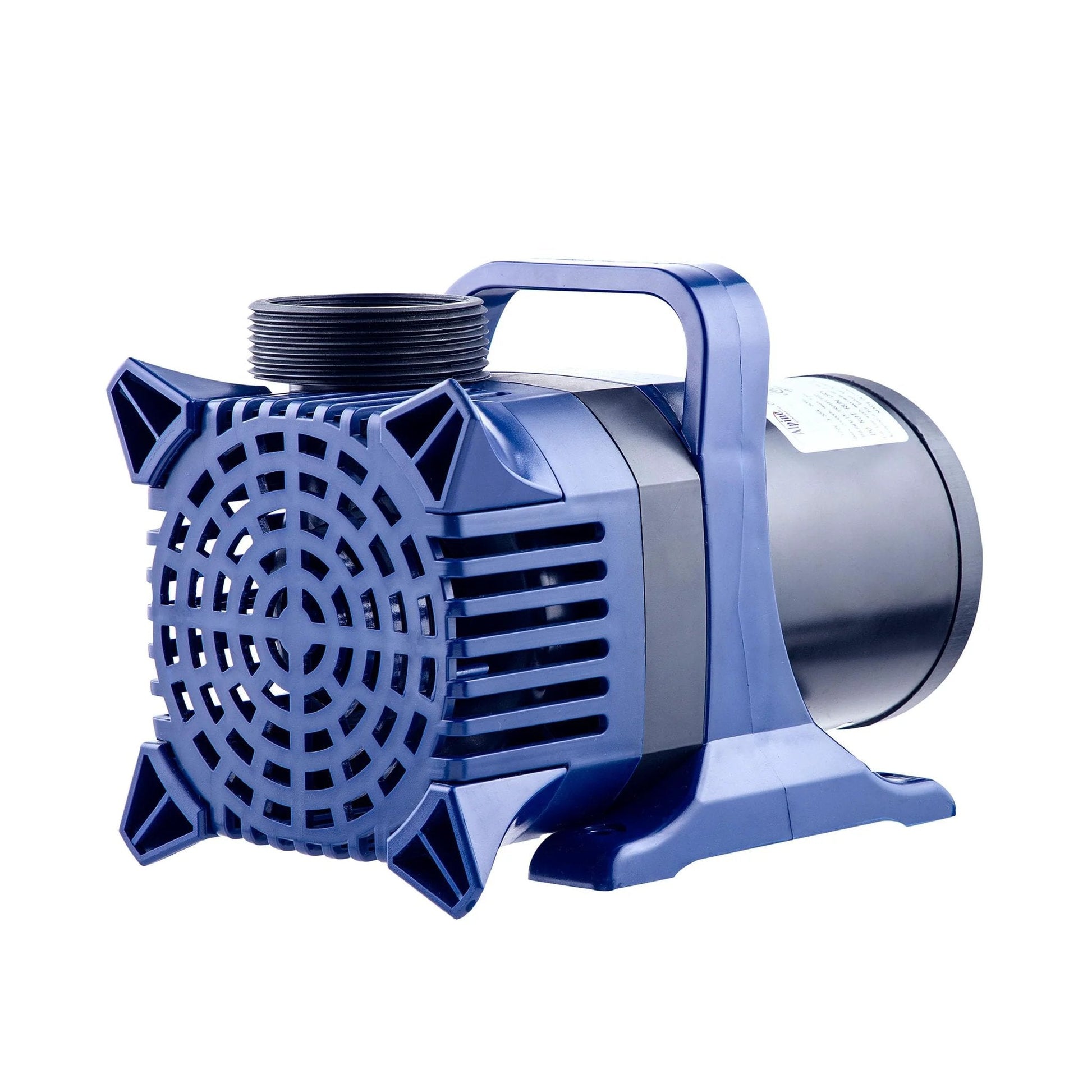 Powerful Submersible Pond Pump With 6550 GPH And Quiet 456W Motor 33 Foot Cord And Adapters 26 Foot Lift Vertical Or Horizontal Operation