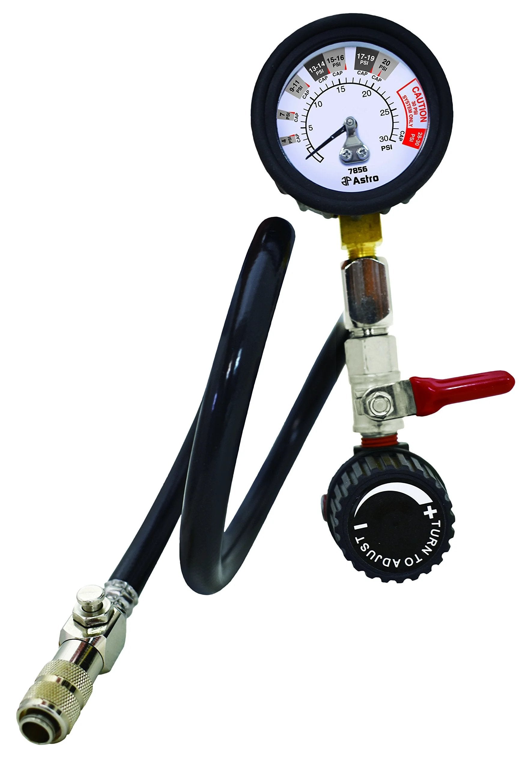 Universal Air Powered Cooling System Pressure Tester With Quick Connectors And Gauge For Cars Trucks And SUVs by Astro Pneumatic Tool