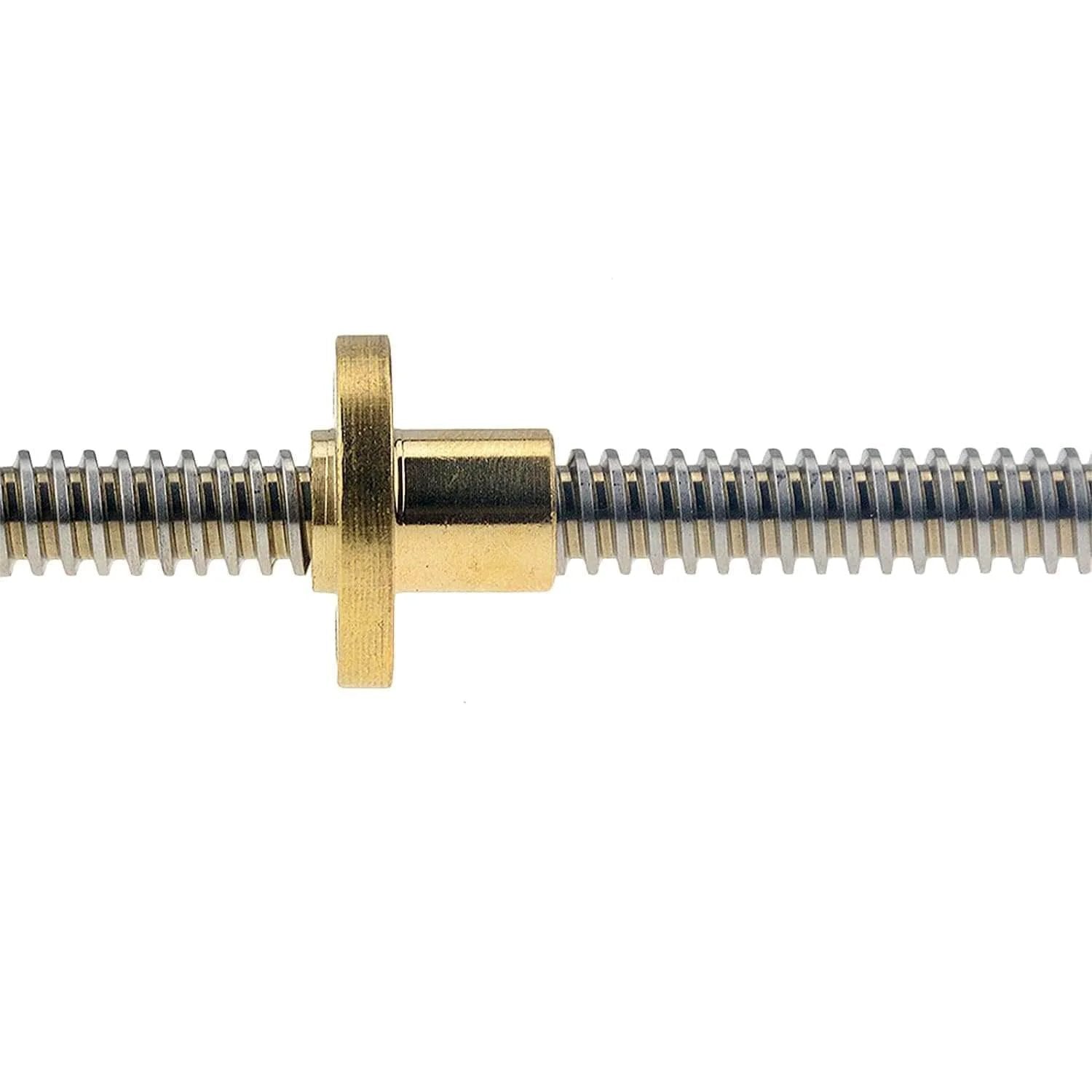 Close-up of lead screw for 16 Piece 750mm Linear Motion Set with 8mm Rods, SK8 supports, SCS8UU bearings, KP08 pillow blocks, flexible couplings