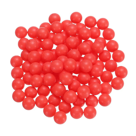Ultra Durable 8mm PP Plastic Bearing Balls G2 Precision With Frosted Red Finish, 100 Pack for DIY Projects and Machinery