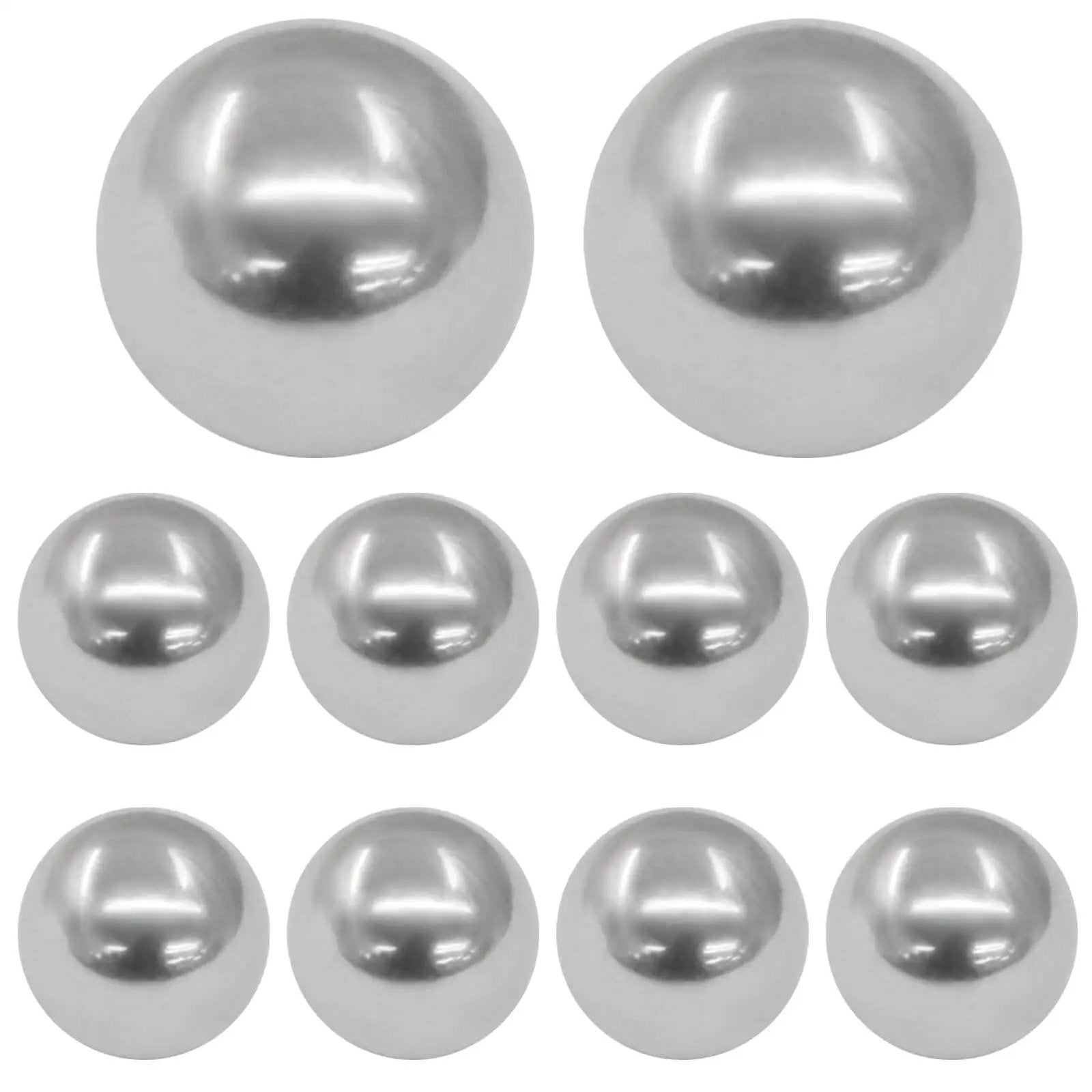 Premium 50 Pack 8mm Stainless Steel Bearing Balls 304 Grade 0.31 Inch Size G200 Precision Balls 28HRC for mechanical projects
