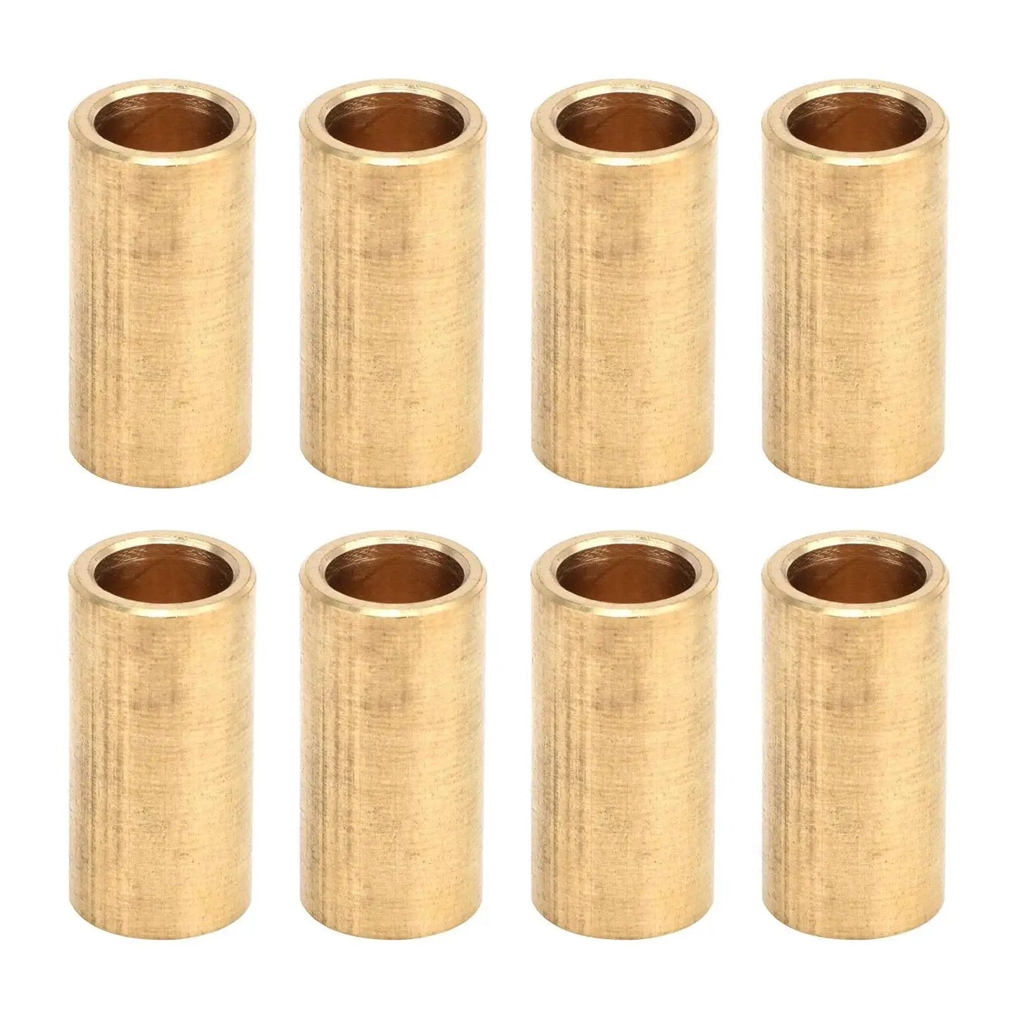 8 Piece Bronze Bushing Set Copper Plain Sleeve Bearing 8mm X 11mm X 22mm Oilless Brass Construction for electrical equipment
