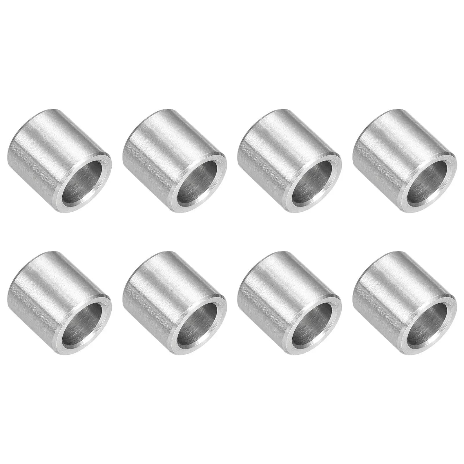 8 Pieces 304 Stainless Steel Spacer 8mm ID x 12mm OD x 12mm Length Unthreaded Round Metal Standoff Bushing Plain Finish