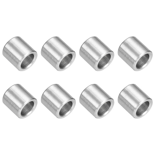 8 Pieces 304 Stainless Steel Spacer 8mm ID x 12mm OD x 12mm Length Unthreaded Round Metal Standoff Bushing Plain Finish