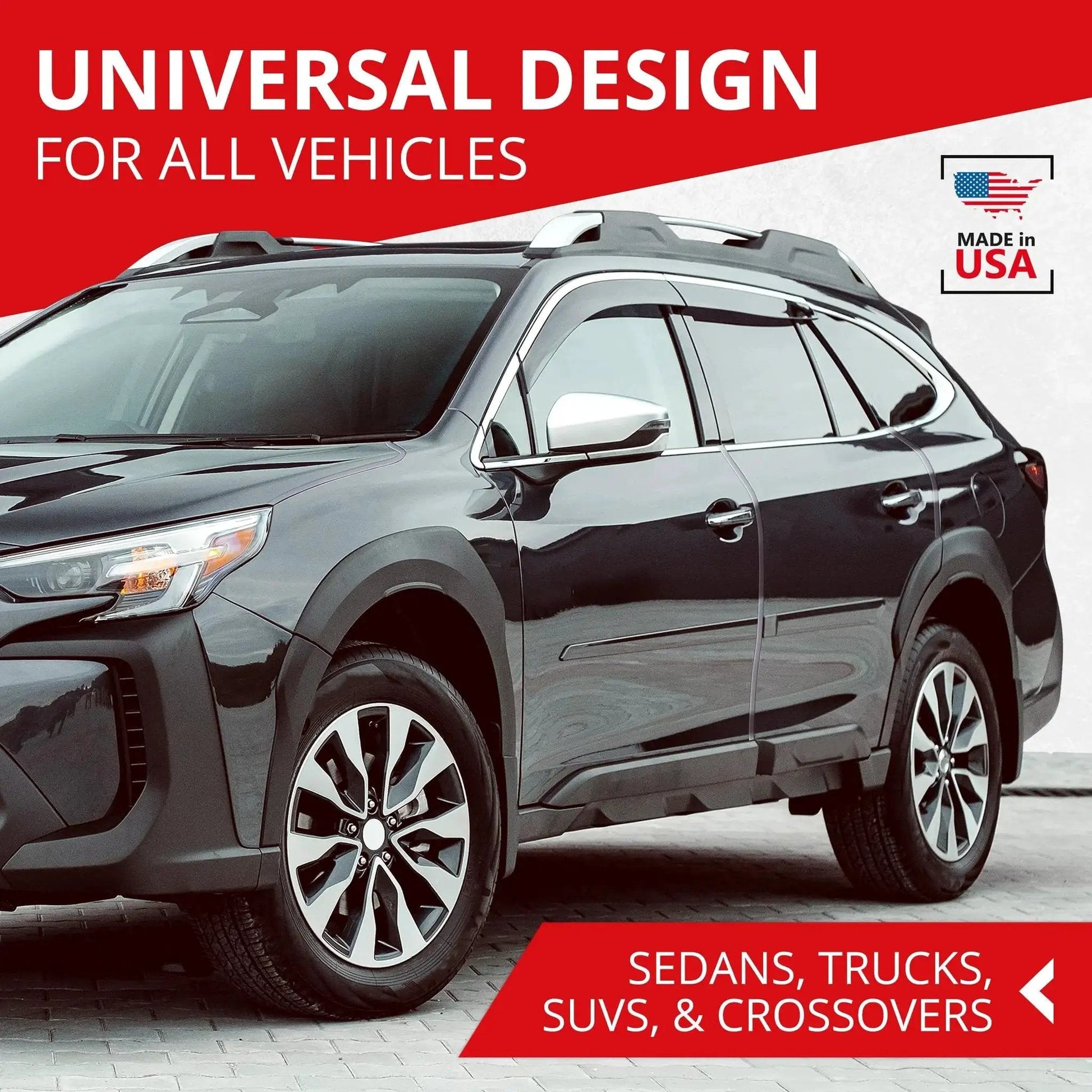 Side view of SUV displaying Universal Car Door Edge Protector Trim for Scratch Prevention and DIY Install