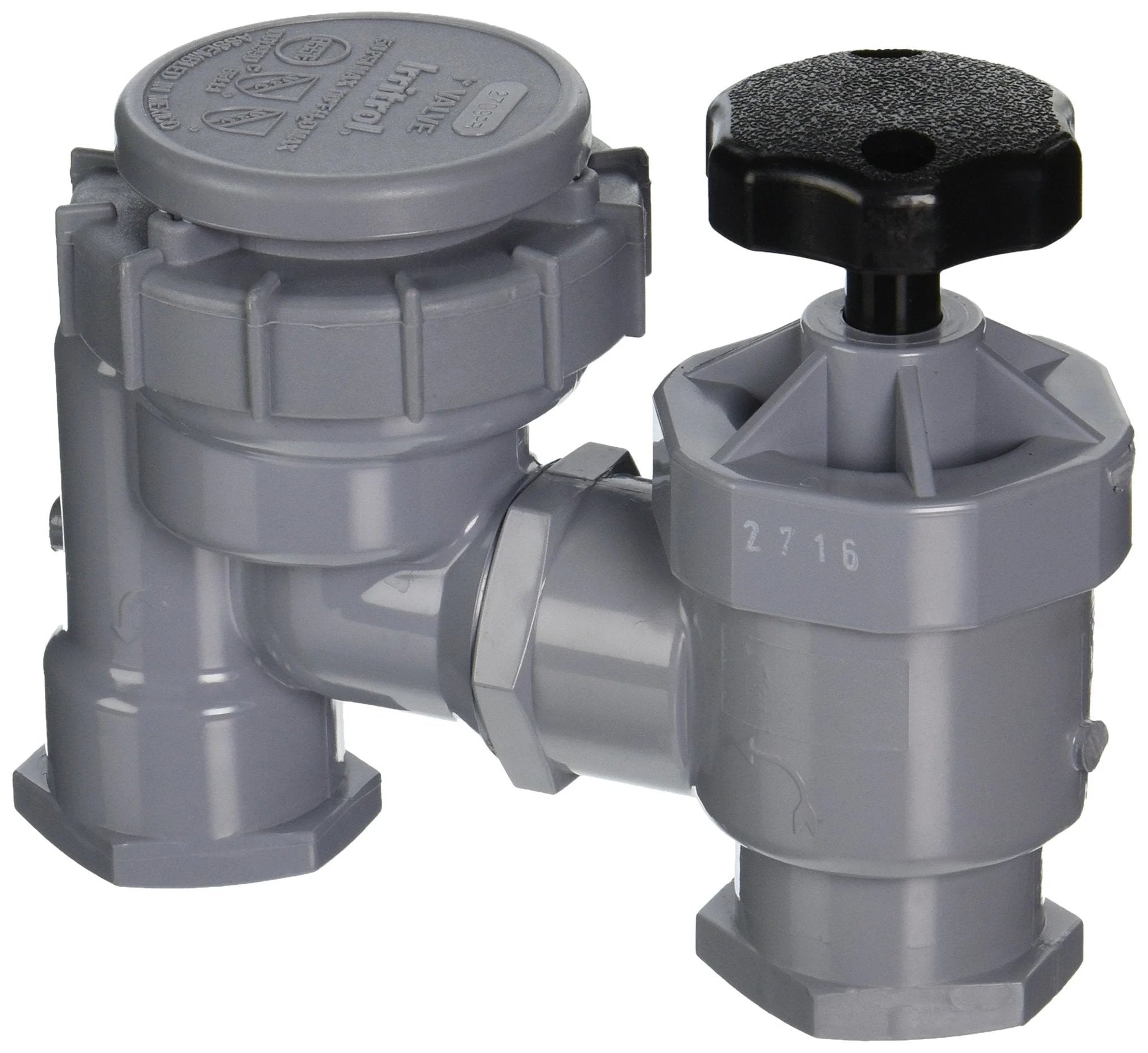 Anti Siphon 1 Inch Manual Valve With Flush Mode Bleed For Irrigation Systems Featuring Floating Metering System