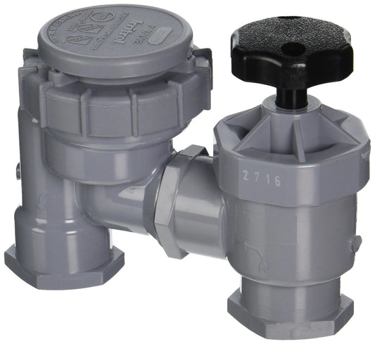 Anti Siphon 1 Inch Manual Valve With Flush Mode Bleed For Irrigation Systems Featuring Floating Metering System