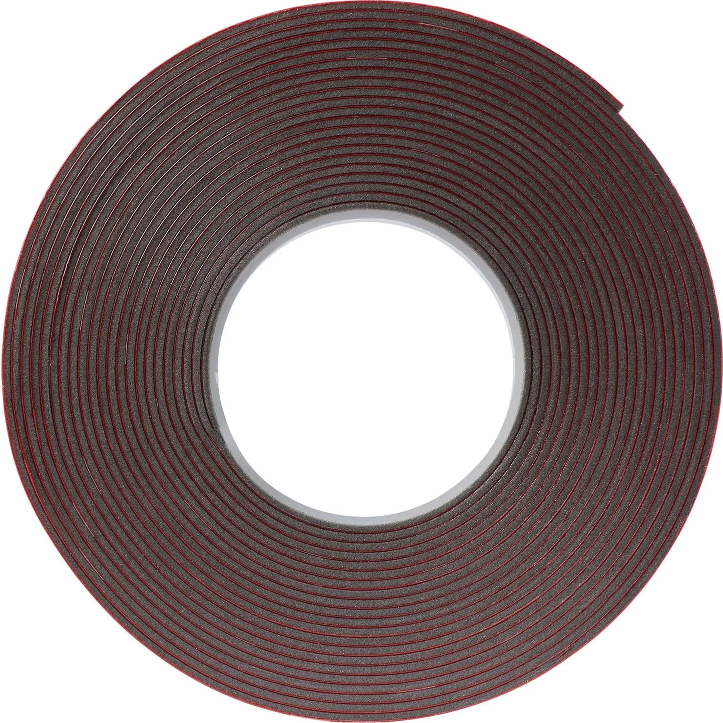 Exterior automotive attachment for moldings, emblems and trim, 1/4 in width x 5 yards length, clear high-strength double-sided weatherproof tape
