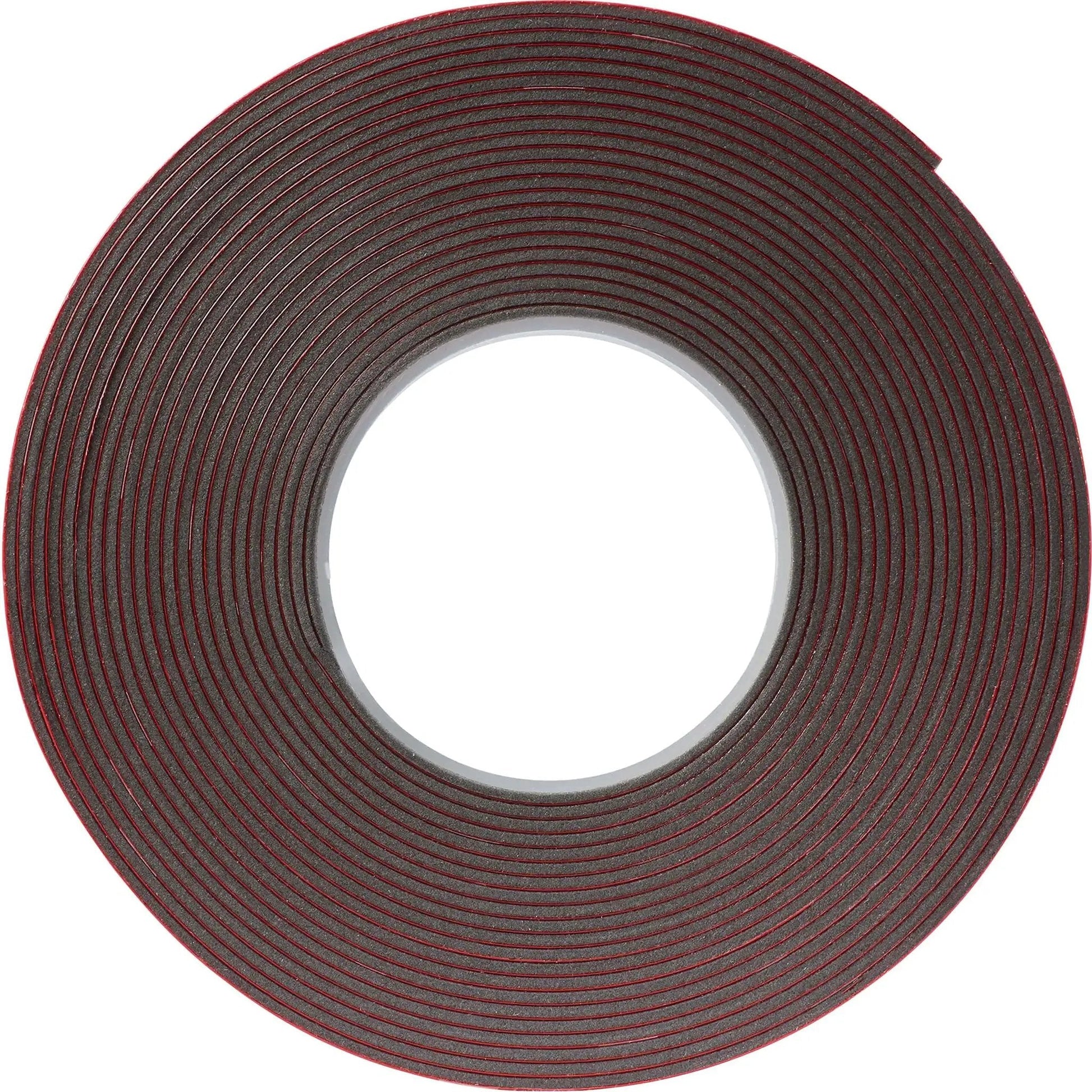 Exterior automotive attachment for moldings, emblems and trim, 1/4 in width x 5 yards length, clear high-strength double-sided weatherproof tape