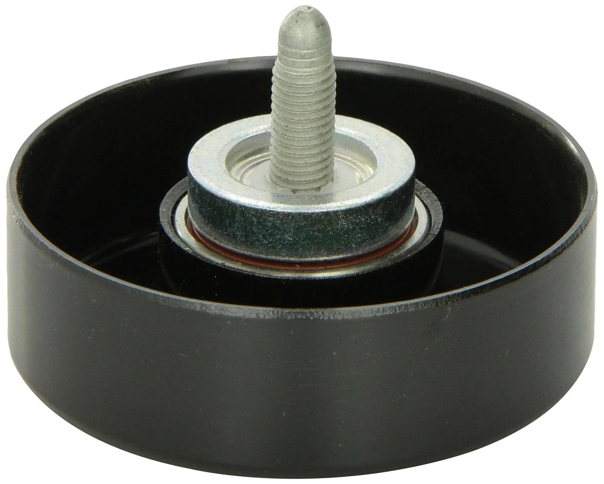 Idler Pulley Replacement for Most Domestic and Import Vehicles with Beefy Steel and Thermoplastic Construction, dirt resistant