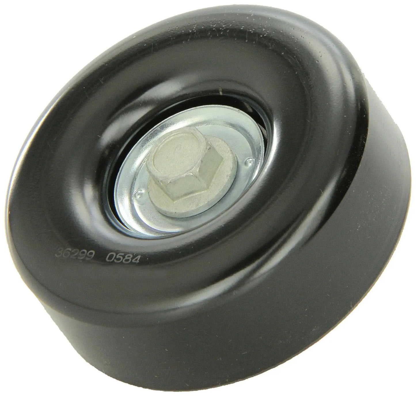 Idler Pulley Replacement For Most Domestic And Import Vehicles With Beefy Steel And Thermoplastic Construction, Dirt And Chemical Resistant, OEM Quality Fit, Gates 36299