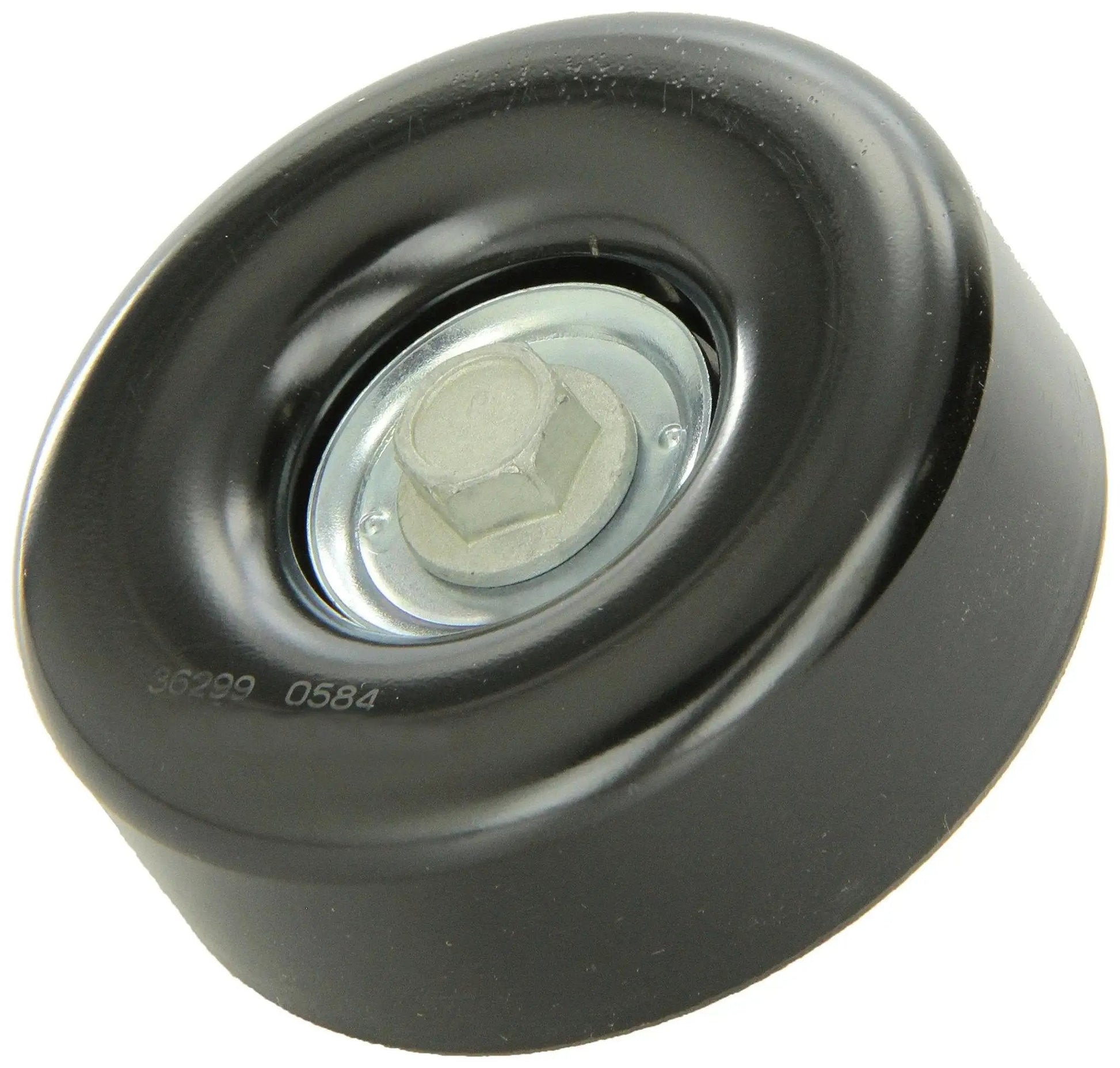 Idler Pulley Replacement For Most Domestic And Import Vehicles With Beefy Steel And Thermoplastic Construction, Dirt And Chemical Resistant, OEM Quality Fit, Gates 36299