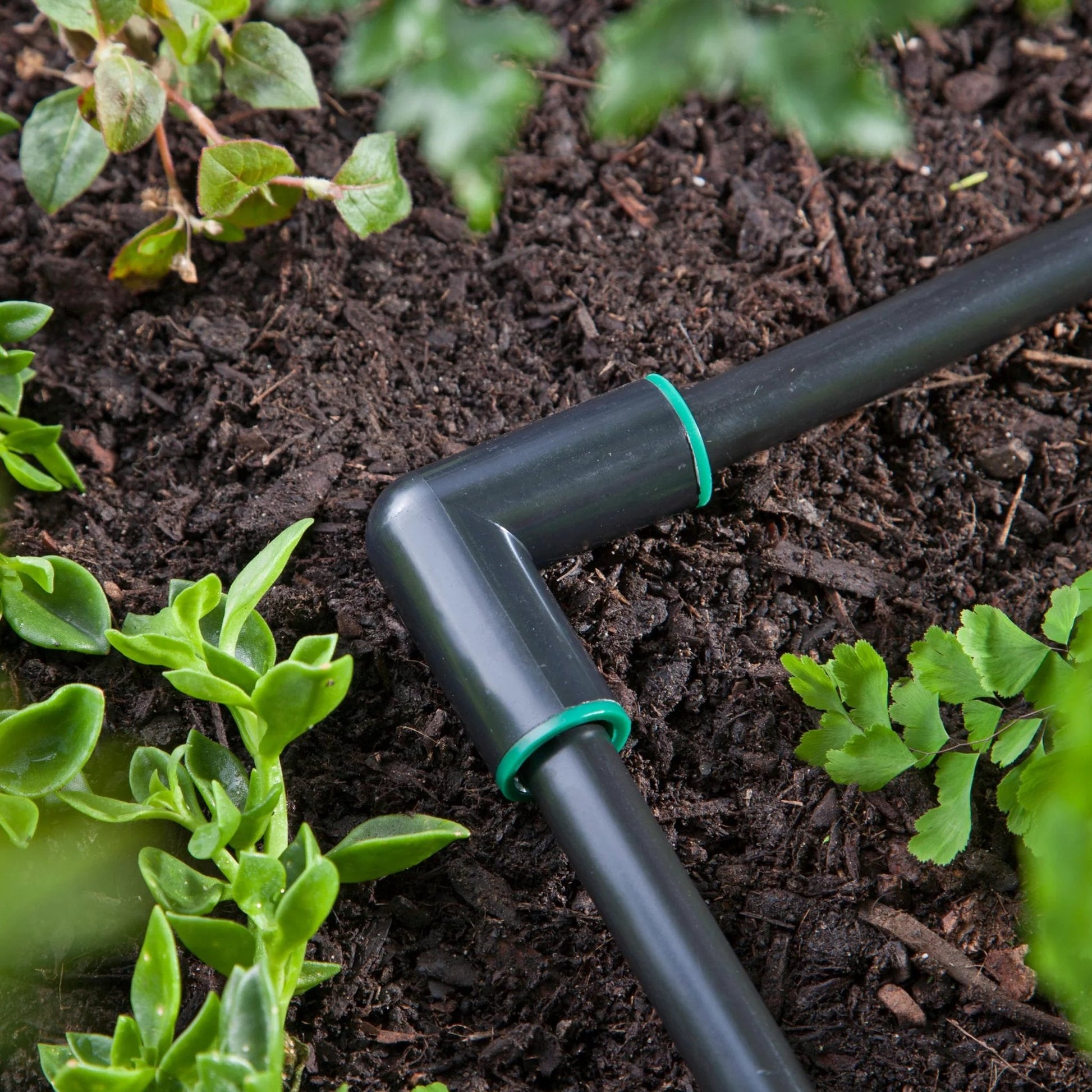 90 Degree Compression Elbow For 1/2 Inch Drip Irrigation Tubing, Loose Fit, Easy Install For Garden And Lawn, Connects Supply Tubing