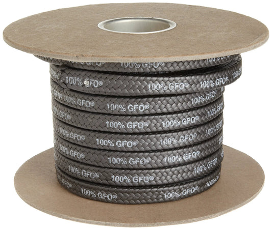 Expanded PTFE Graphite Filled Heavy Duty Compression Packing Seal For Pumps And Valves 0.25 Inch Square 5 Foot Length