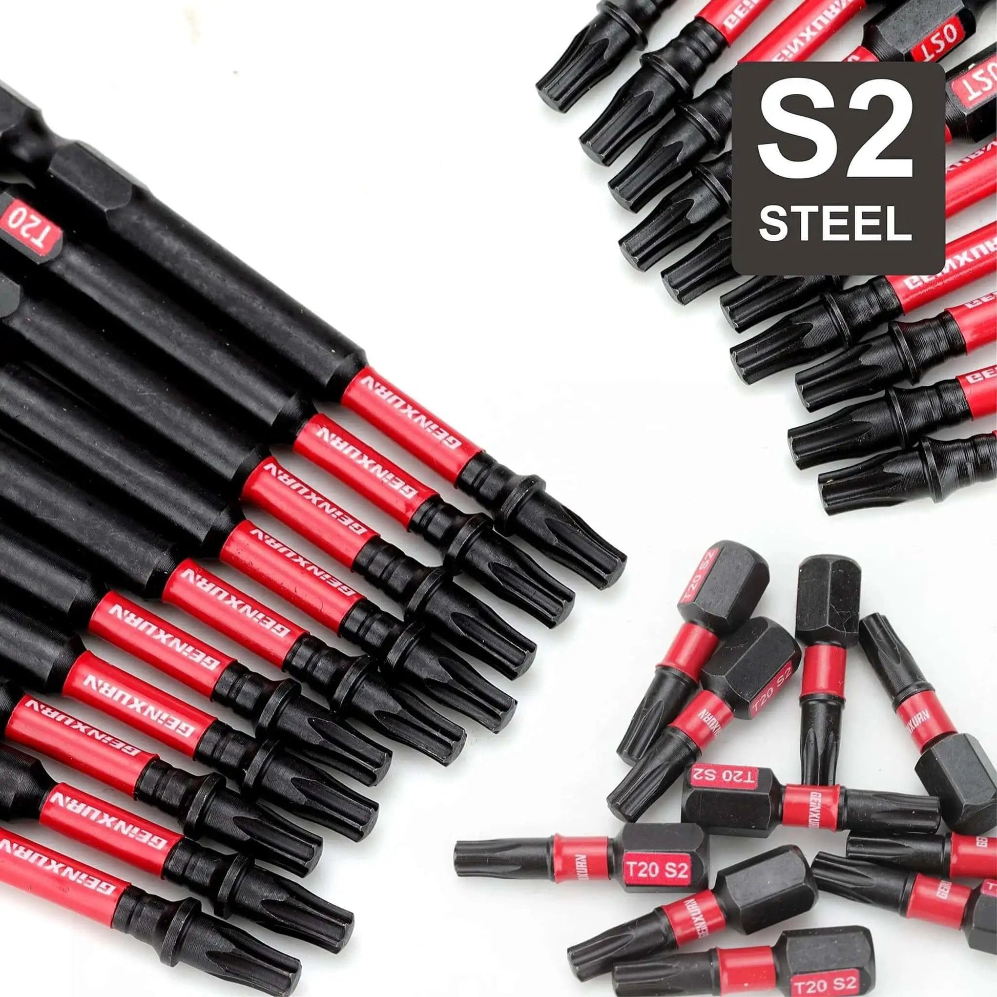 Heavy Duty 50 Piece Torx T25 Impact Bit Set With 2 Inch Bits And Magnetic Bit Holder S2 Alloy Steel Built To Last