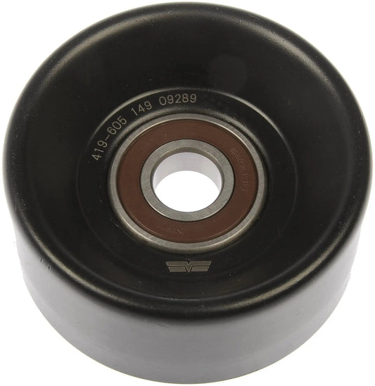 Direct Fit Accessory Drive Belt Idler Pulley For Ford, Lincoln, And Mercury Models By Dorman 419-605 OE Replacement