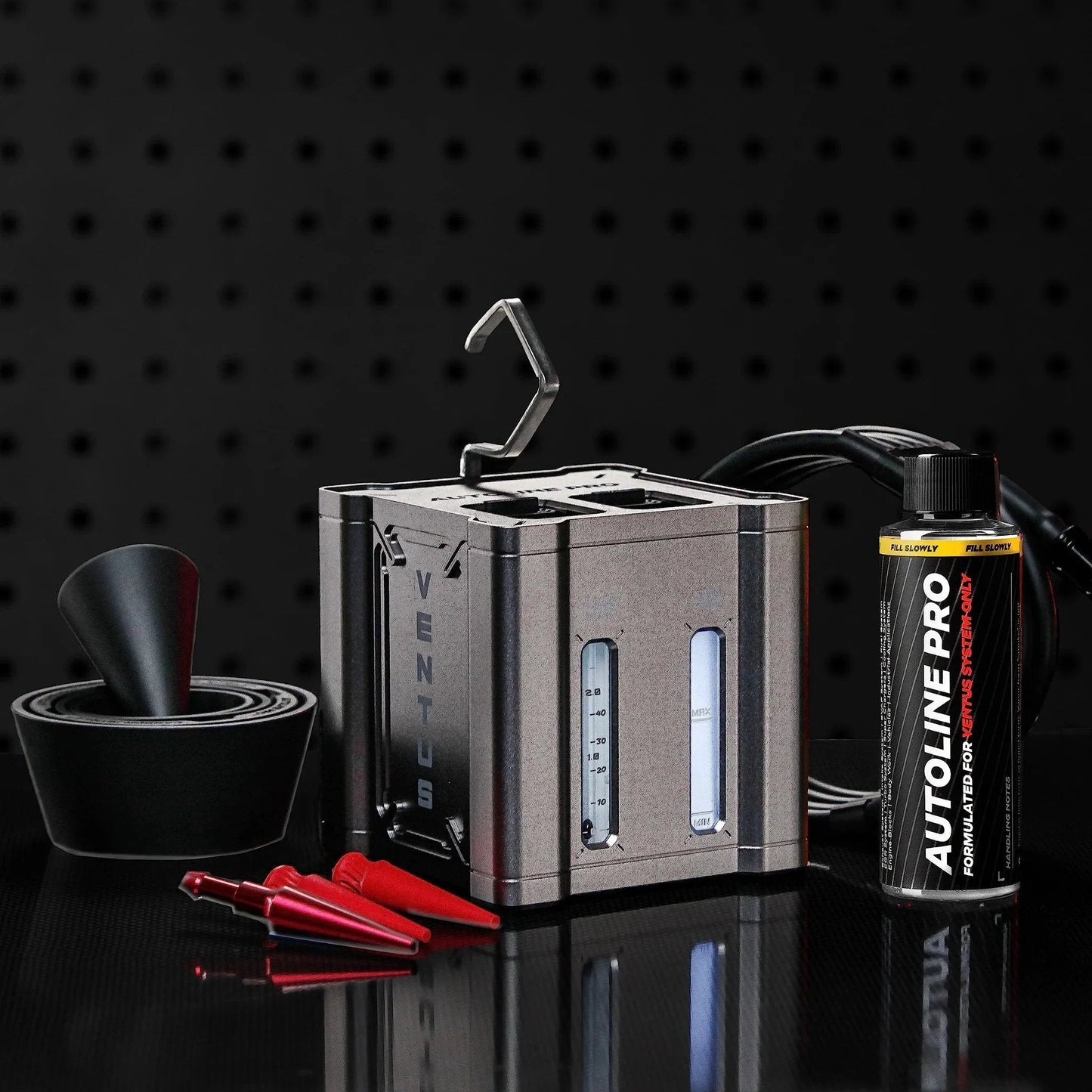 Ventus Smoke Machine Leak Tester For EVAP And Vacuum Systems With Built In Air Compressor Self Powered Li Ion Battery Odorless Fluid
