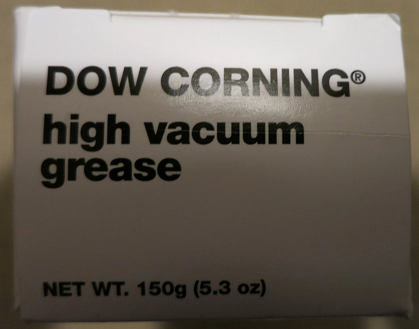 Pro Grade Silicone Vacuum Lubricant For Seals And Processing Equipment With Low Volatility Excellent Water And Chemical Resistance High And Low Temperature Stability 5.3 Oz Tube Dow Corning package front view