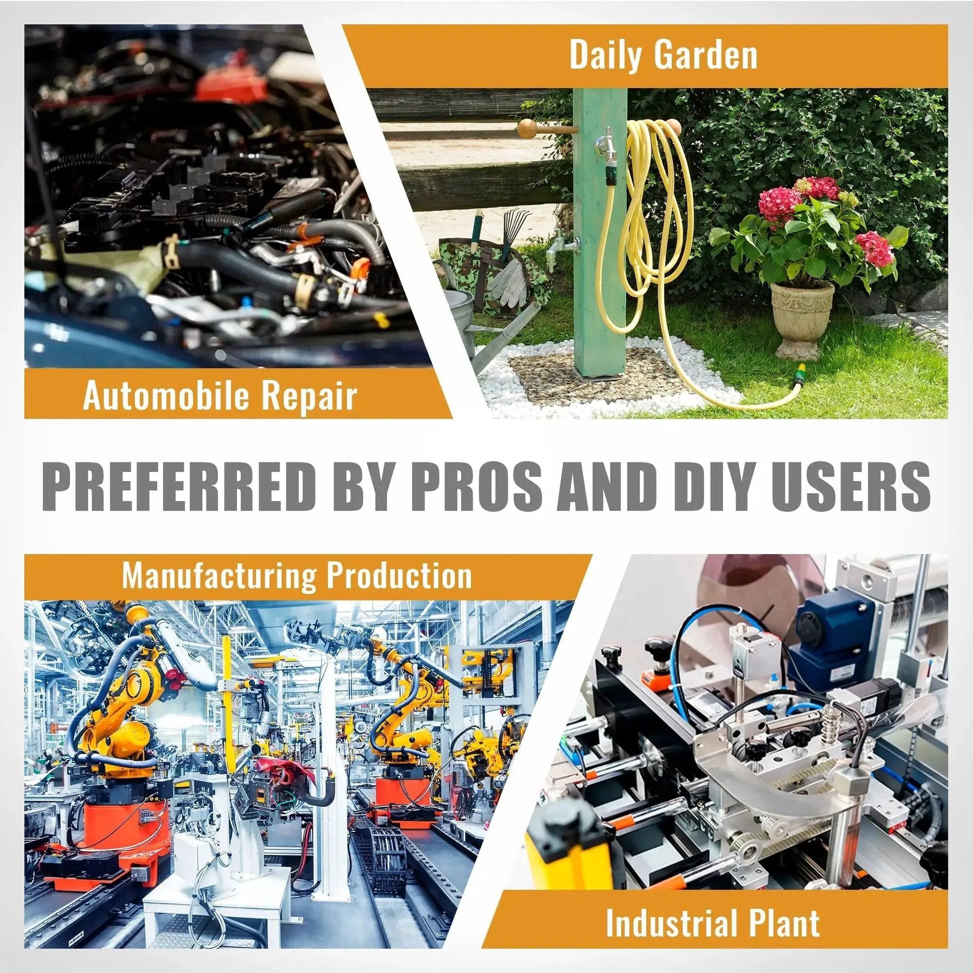 Preferred by pros, DIY users; 106 Piece Brass Pipe Fittings Kit ideal for automobile repair, daily garden, manufacturing, industrial plant.