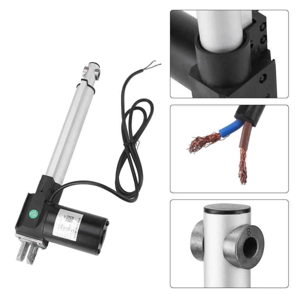 9.8" Stroke 1350 lbs 12 Volt DC 6000N Linear Actuator