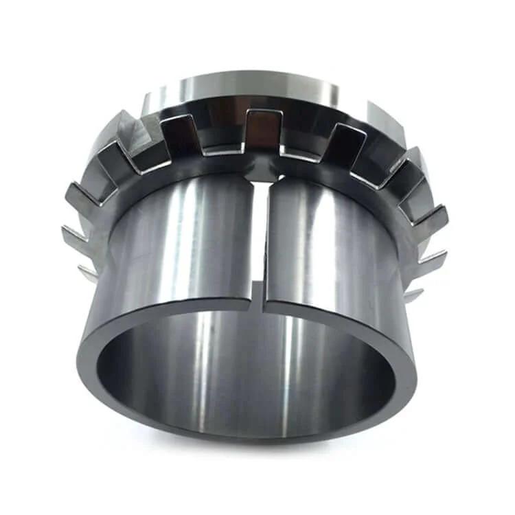 H219 Bearing Housing Adapter Sleeve with Lock Nut & Washer, showing the sleeve design and material for tapered bore bearings.