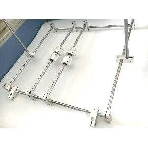 Aluminum Alloy 8mm Shaft Cross Connector Support Clamp